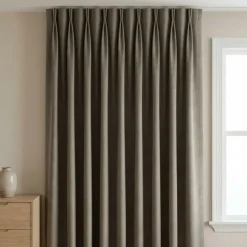 Gordijnen 100% Verduisterend - Haken - Taupe