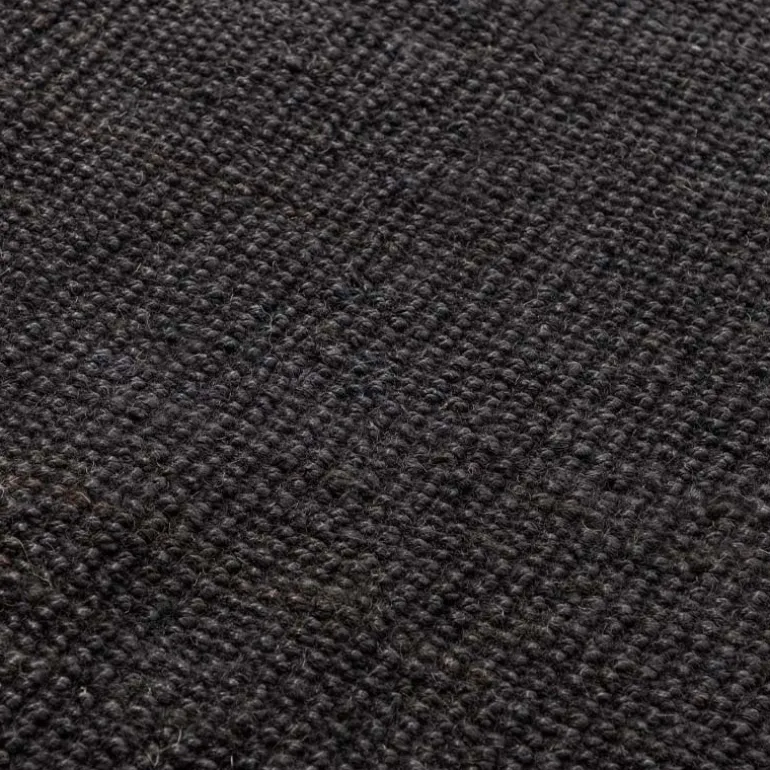 Handgeweven Jute Vloerkleed - Zwart