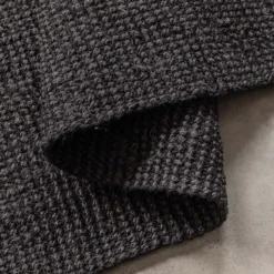 Handgeweven Jute Vloerkleed - Zwart