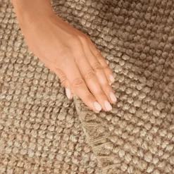 Handgeweven Jute Vloerkleed - Naturel