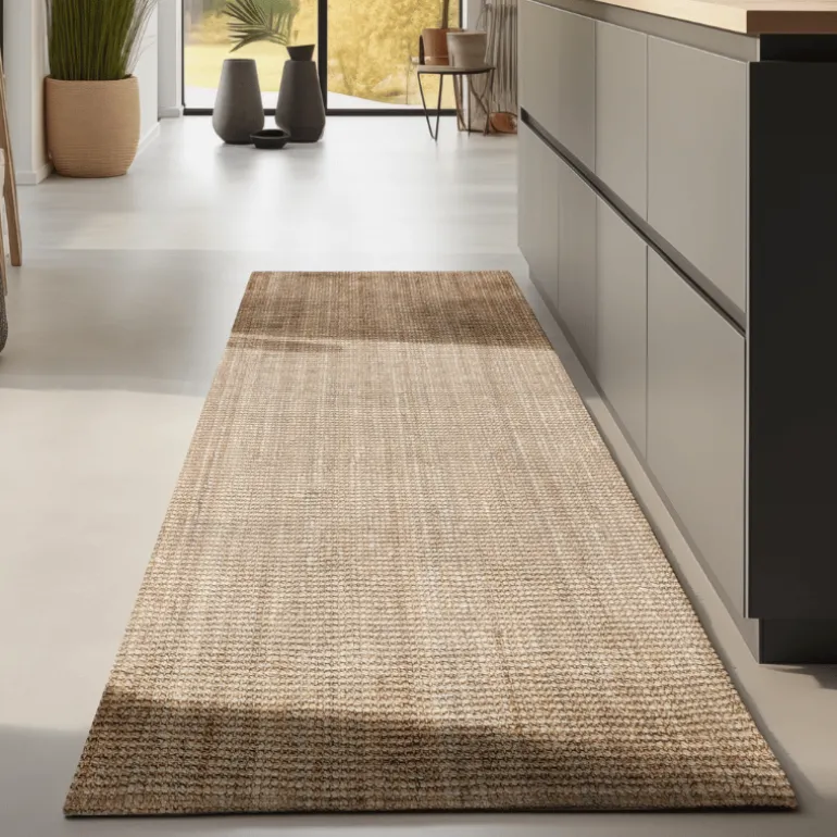 Handgeweven Jute Vloerkleed - Naturel