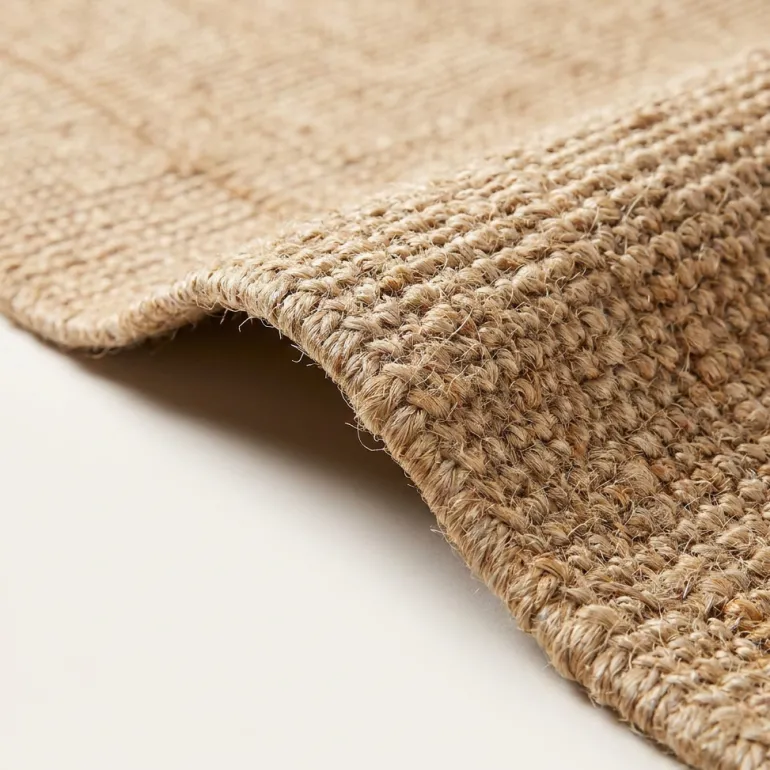 Handgeweven Jute Vloerkleed - Naturel