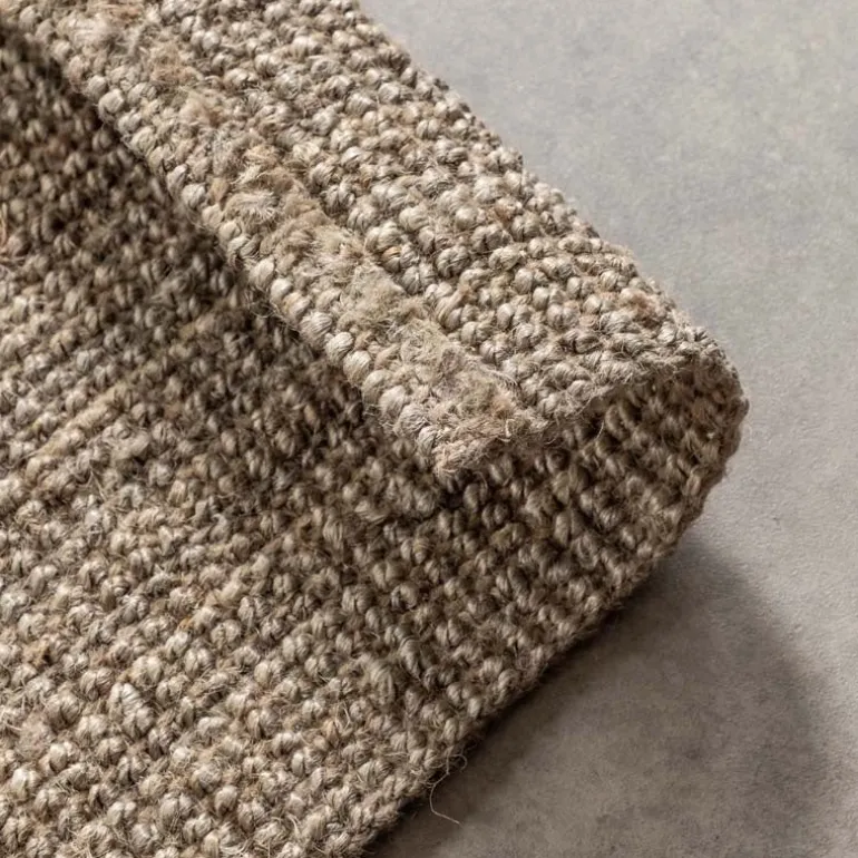 Handgeweven Jute Vloerkleed - Taupe