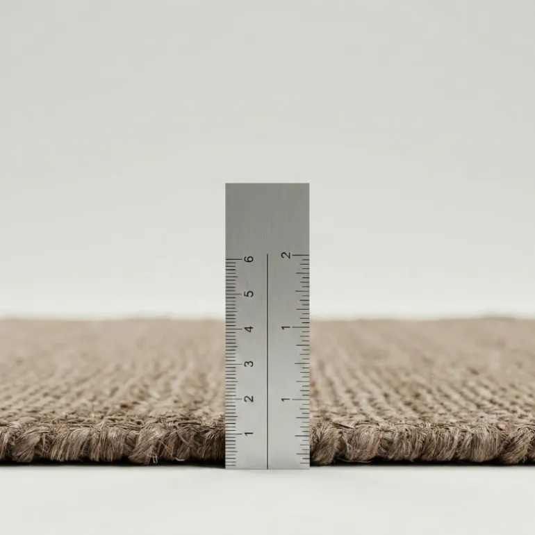 Handgeweven Jute Vloerkleed - Taupe