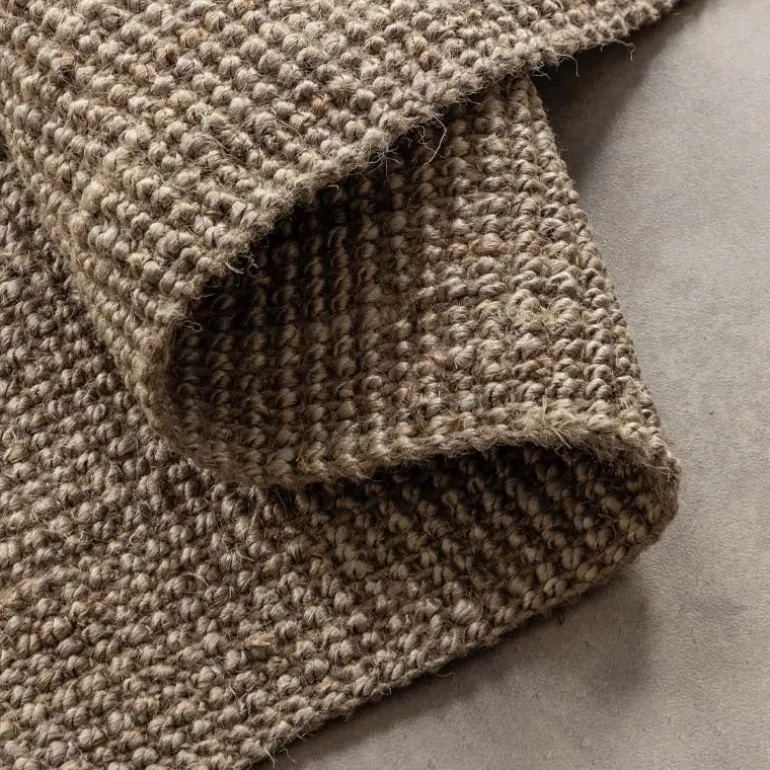 Handgeweven Jute Vloerkleed - Taupe