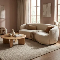Handgeweven Jute Vloerkleed - Taupe