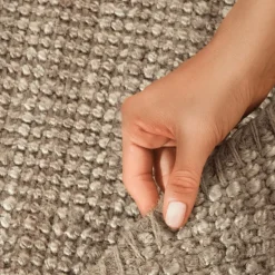 Handgeweven Jute Vloerkleed - Taupe