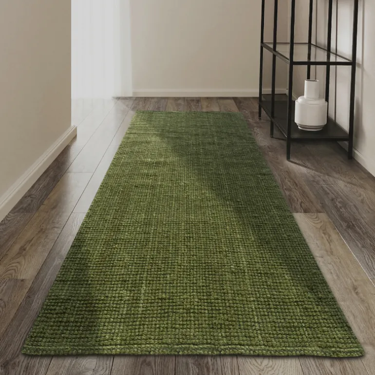 Handgeweven Jute Vloerkleed Rosalie - Groen