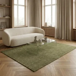 Handgeweven Jute Vloerkleed Rosalie - Groen