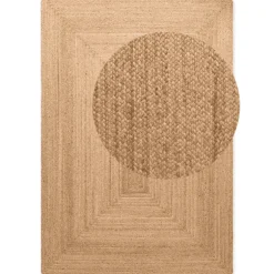 Handgeweven Jute Vloerkleed Juno - Bruin