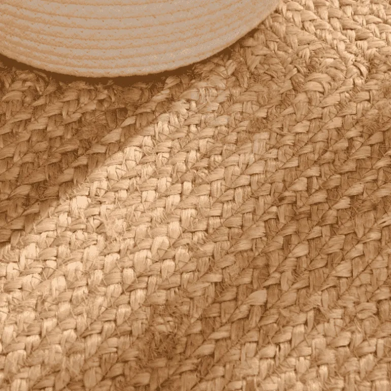 Handgeweven Jute Vloerkleed Juno - Bruin