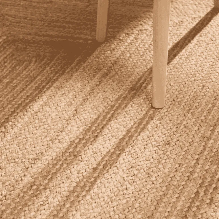 Handgeweven Jute Vloerkleed Juno - Bruin