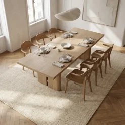 Handgeweven Jute Vloerkleed - Crème
