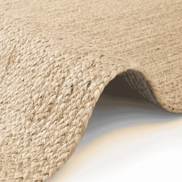 Handgeweven Jute Vloerkleed Juno - Crème