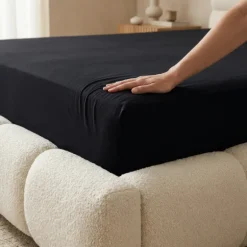 Hoeslaken - Egyptisch Katoen Jersey Stretch - Antraciet