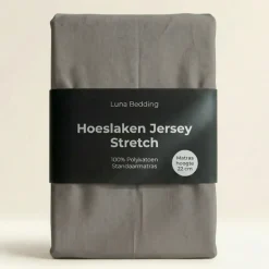 Hoeslaken - Jersey Stretch - Grijs