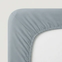 Hoeslaken Katoen - Jersey Stretch - Blauw