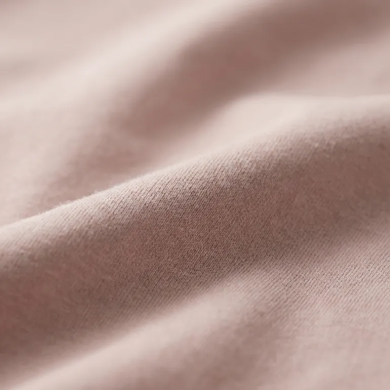 Hoeslaken Katoen - Jersey Stretch - Oud Roze