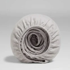 Hoeslaken Katoen - Jersey Stretch - Wit