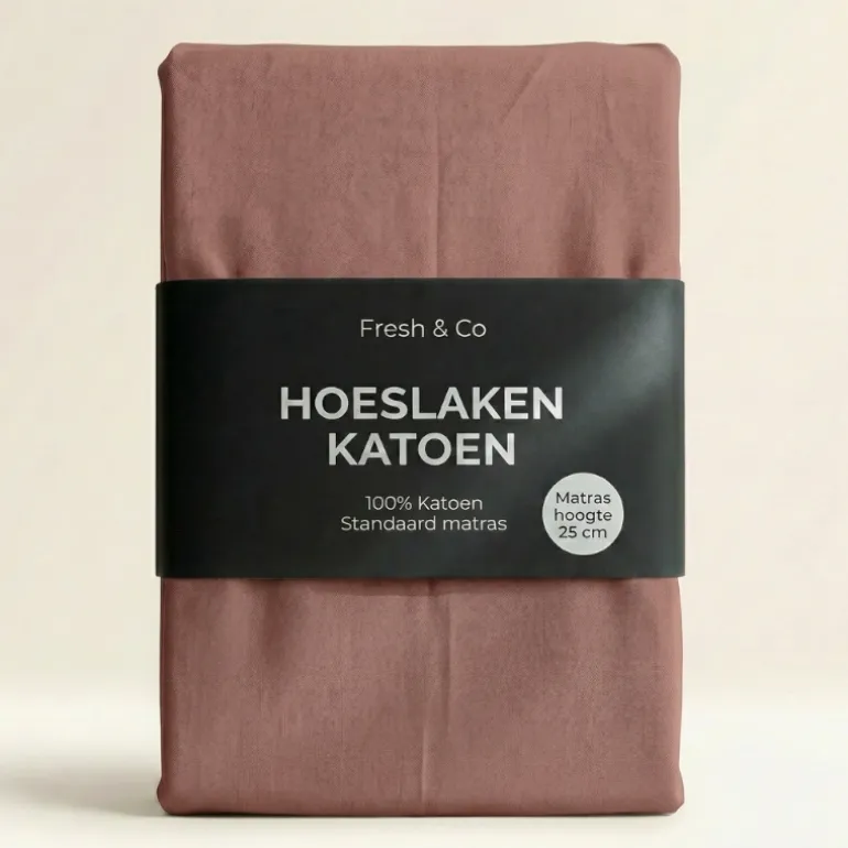 Hoeslaken - Katoen - Terra