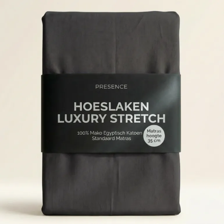 Hoeslaken - Mako Jersey Katoen - Antraciet
