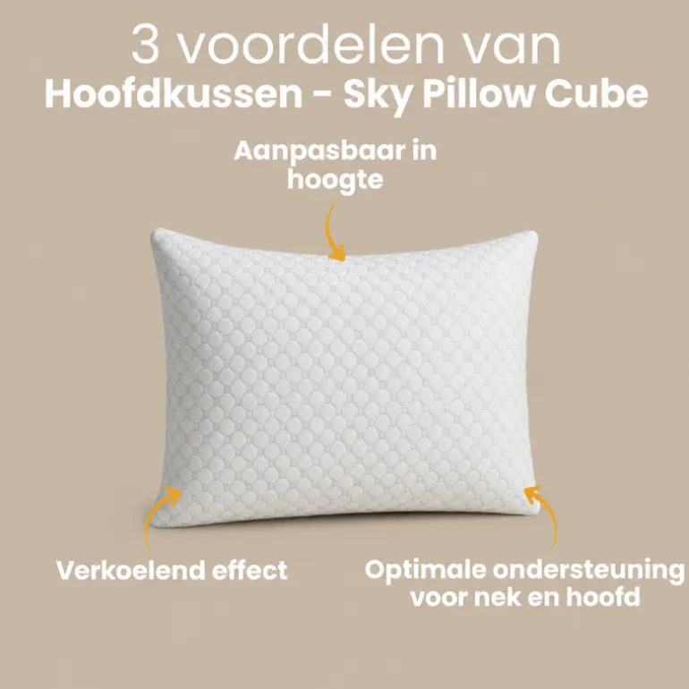 Hoofdkussen - Sky Pillow - Cube