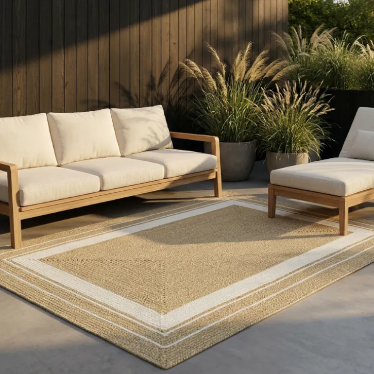 Jute Buitenkleed Braids - Beige