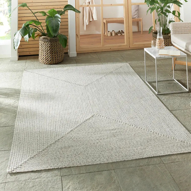 Jute Buitenkleed Braids - Grijs
