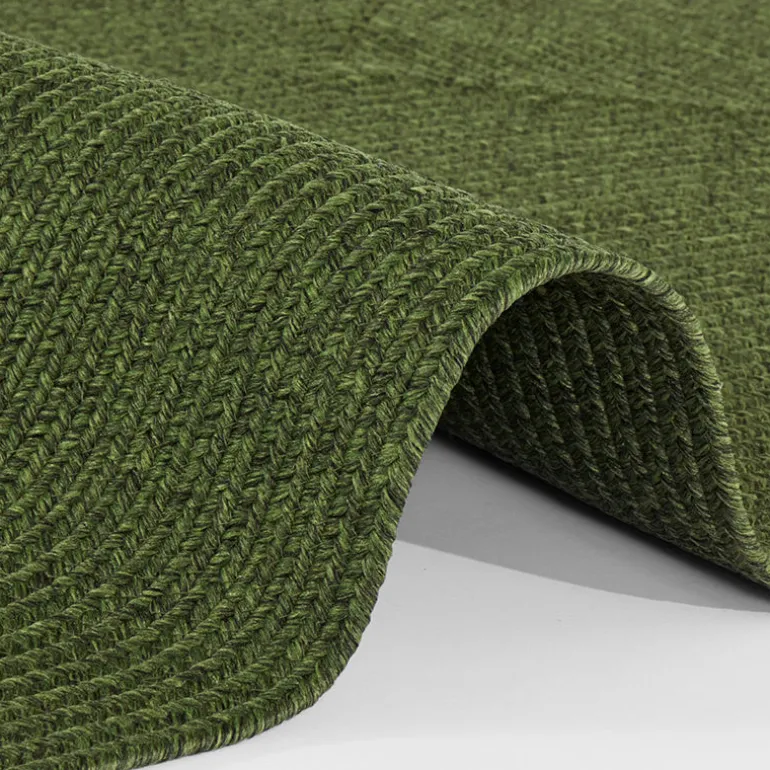 Jute Buitenkleed Braids - Groen