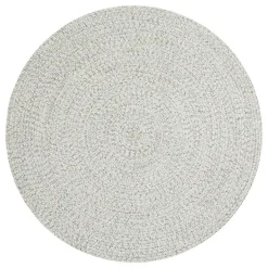 Jute Buitenkleed Braids Rond - Grijs