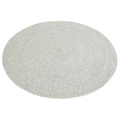 Jute Buitenkleed Braids Rond - Grijs