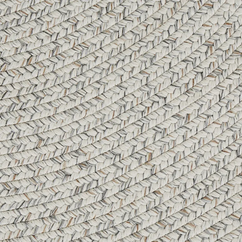 Jute Buitenkleed Braids Rond - Grijs