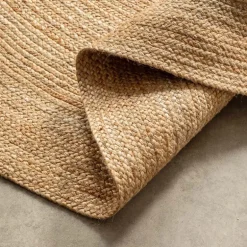 Jute Vloerkleed Geweven - Rond - Naturel