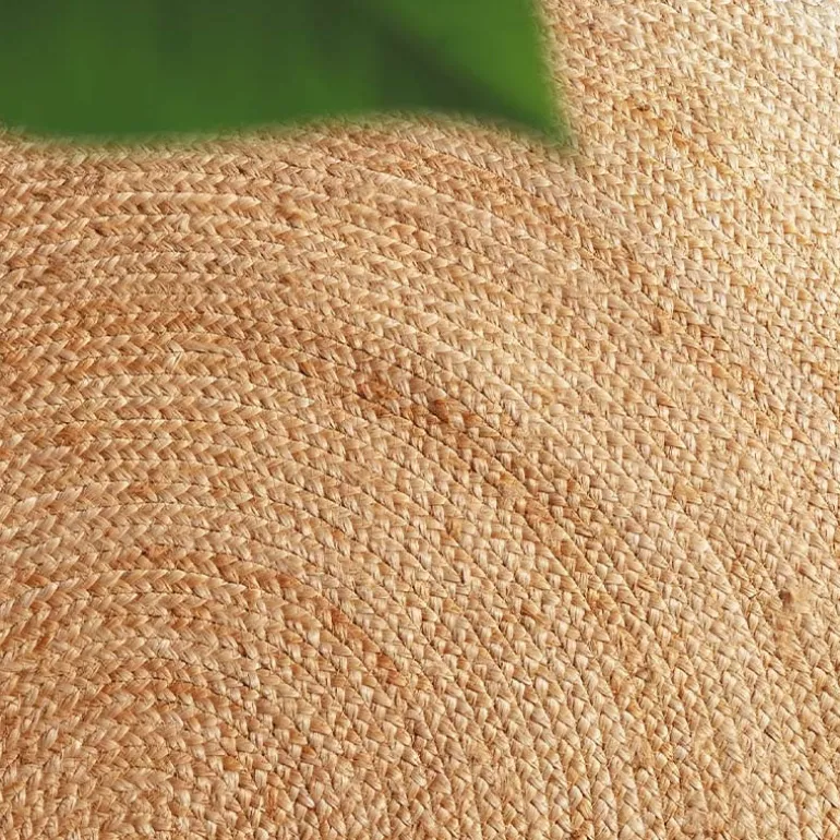Jute Vloerkleed Looma Rond - Crème