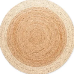Jute Vloerkleed Looma Rond - Crème