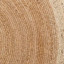 Jute Vloerkleed Looma Rond - Crème