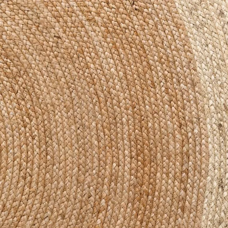 Jute Vloerkleed Looma Rond - Crème