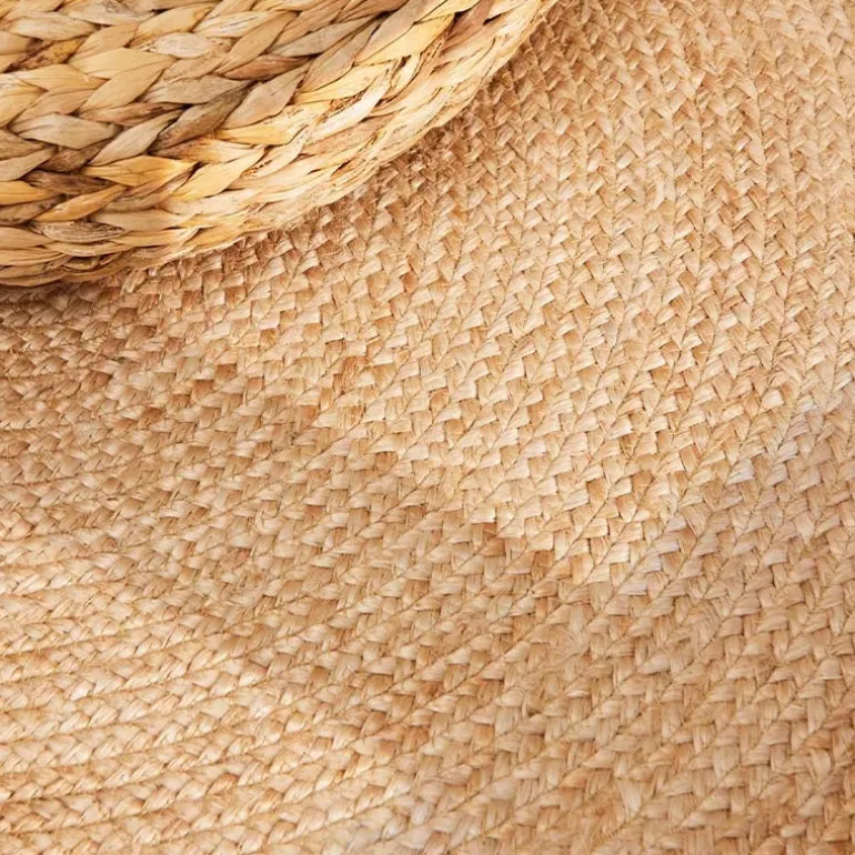 Jute Vloerkleed Looma Rond - Crème