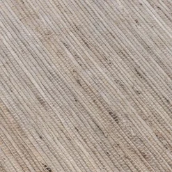 Jute Wol Katoen Vloerkleed - Grijs / Bruin