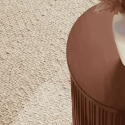 Jute Wol Vloerkleed - Naturel