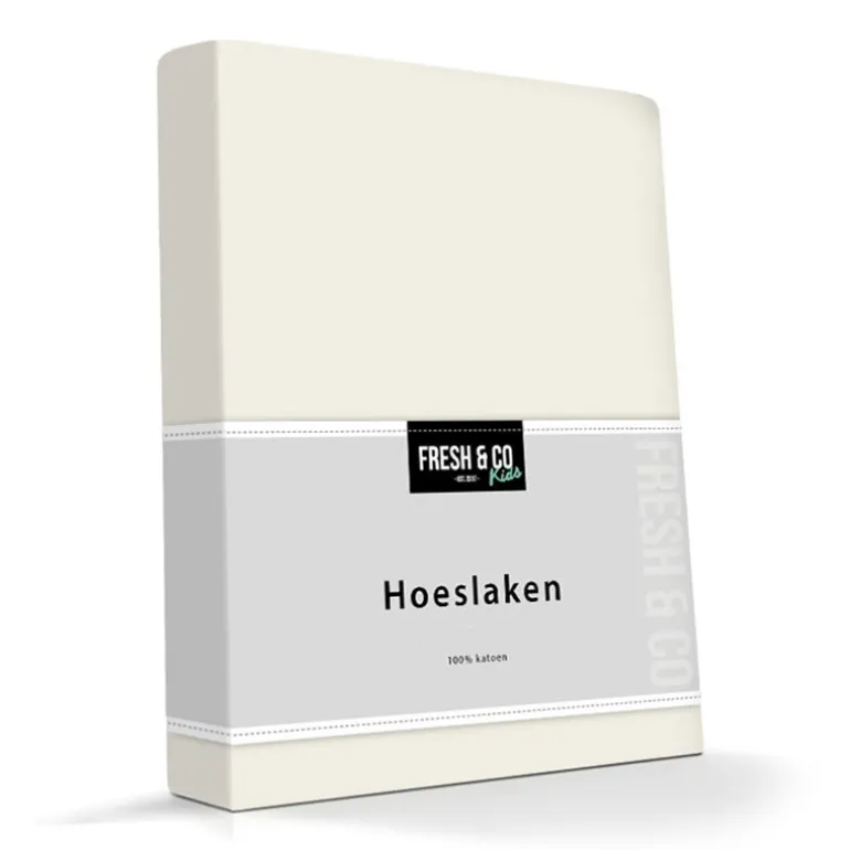 Kinder Hoeslaken - Katoen - Creme