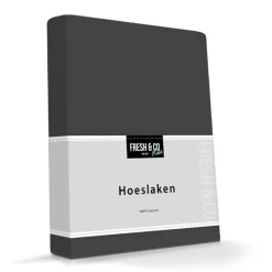 Kinder Hoeslaken - Katoen Jersey Stretch - Antraciet