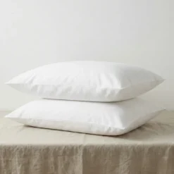 Kussenslopen Percale Katoen - 2-PACK - Wit