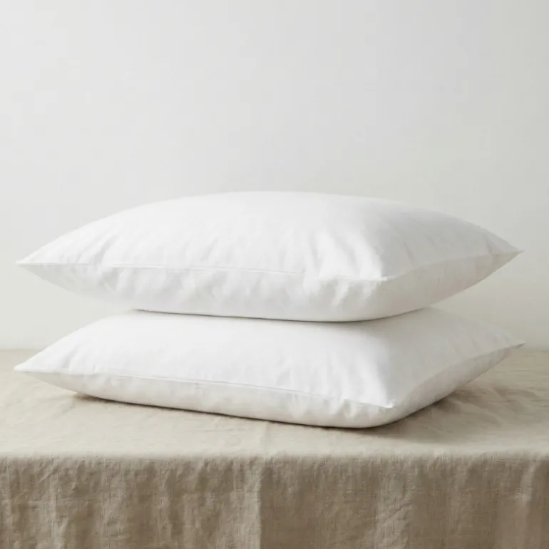 Kussenslopen Percale Katoen - 2-PACK - Wit