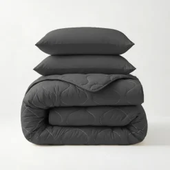 Lazy Dekbed Zonder Overtrek - Antraciet