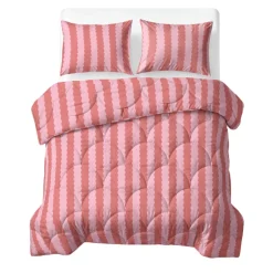 Lazy Dekbed Zonder Overtrek Bonbon - Roze