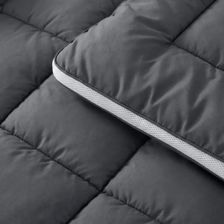 Lazy Dekbed Zonder Overtrek - 3D Air - Antraciet
