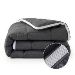 Lazy Dekbed Zonder Overtrek - 3D Air - Antraciet