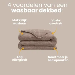 Lazy Dekbed Zonder Overtrek - Dandelion
