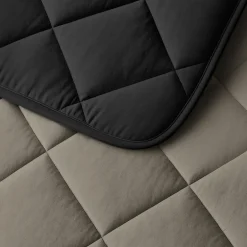 Lazy Dekbed Zonder Overtrek - Double Face - Taupe/Zwart